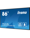 iiyama Monitor 86 cali LH8654UHS-B1AG 24/7, IPS, ANDROID.11, 4K, SDM, 2x10W - nr 47