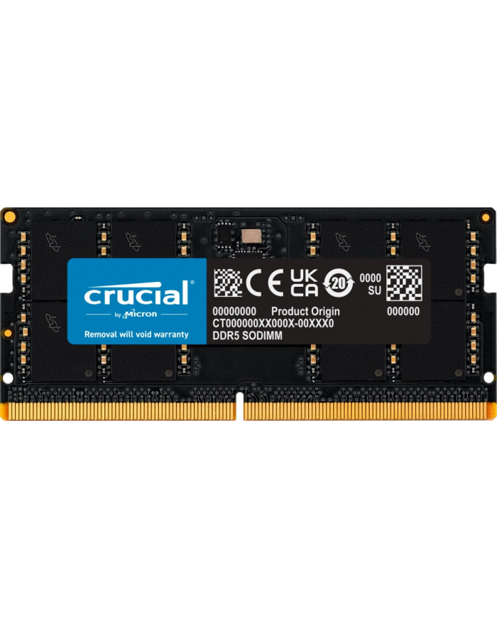 crucial Pamięć do notebooka DDR5 SODIMM 48GB/5600 CL46 (16Gbit) główny