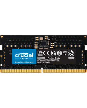 crucial Pamięć do notebooka DDR5 SODIMM 8GB/5200 CL42 (16Gbit)
