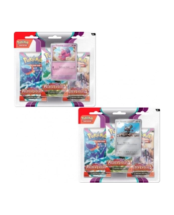 rebel Pokemon TCG: Scarlet 'amp; Violet - Paldea Evolved - 3-Pack Blister 2wz, mix cena za 1 szt karty