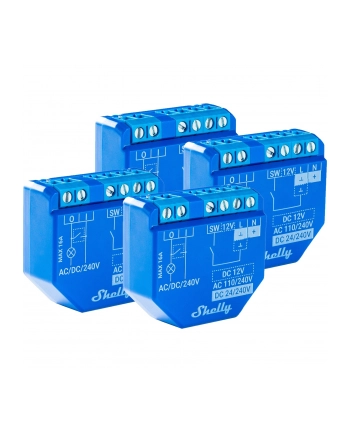 Shelly 1 Plus, Relay (4 pack)