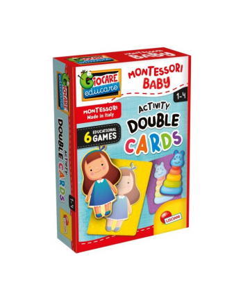 lisciani giochi Montessori Baby Dwustronne karty aktywności Activity Double Cards LISCIANI 100620