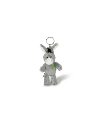 NICI 47868 Brelok pluszowy osiołek Donkey 10cm liść koniczyny