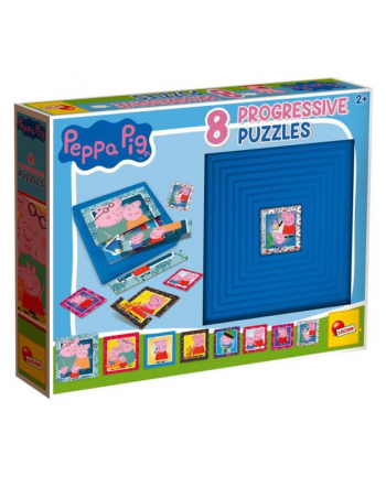 lisciani giochi Puzzle progresywne 8 Świnka Peppa. Peppa Pig LISCIANI 97838