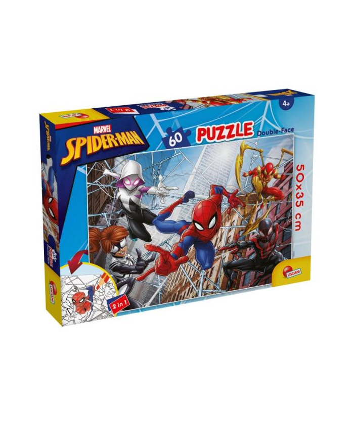 lisciani giochi Puzzle podłogowe dwustronne 60el Marvel Spiderman LISCIANI 99689 główny