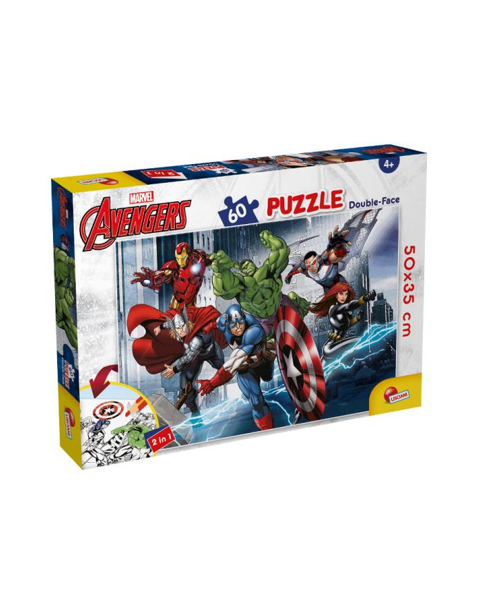 lisciani giochi Puzzle podłogowe dwustronne 60el Marvel Avengers LISCIANI 99696 główny