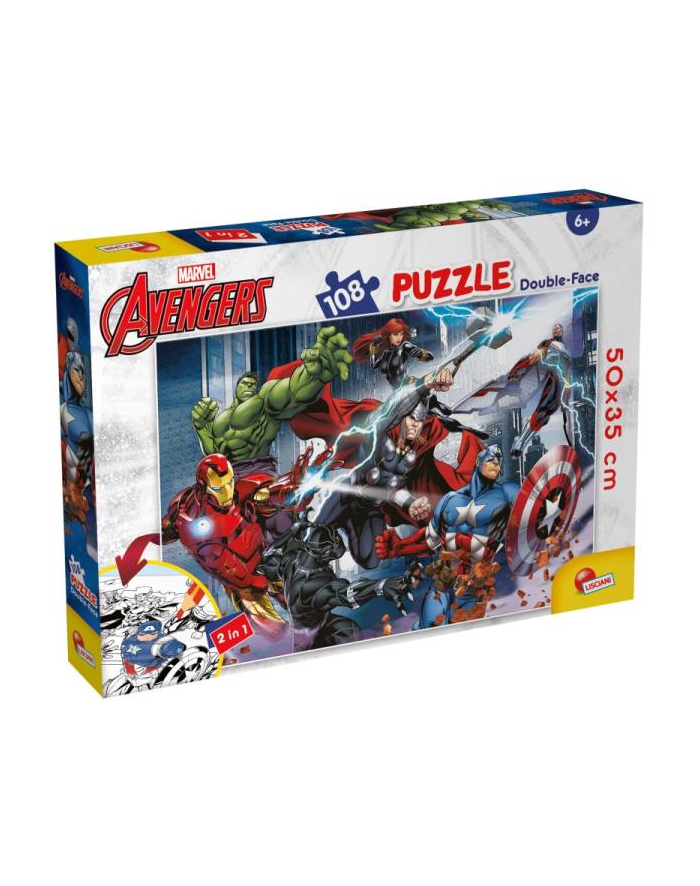 lisciani giochi Puzzle podłogowe dwustronne 108el Marvel Avengers LISCIANI 99719 główny