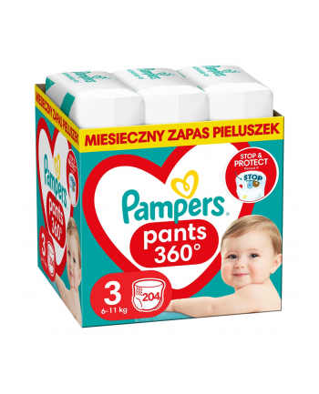 PAMPERS Pieluchy MTH Rozm 3, 6-11kg, 204szt