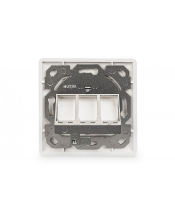 DIGITUS Leerdose Keystone Module,3xRahmen 80x80mm+Zentralp. nr 1