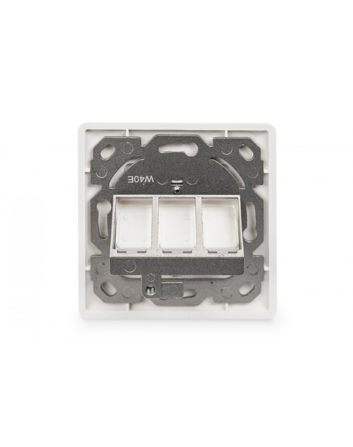 DIGITUS Leerdose Keystone Module,3xRahmen 80x80mm+Zentralp. główny