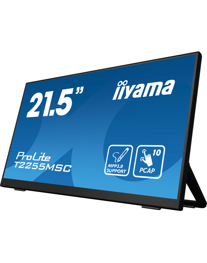 iiyama Monitor 21.5 cala T2255MSC-B1 POJ.10PKT.IPS,HDMI,DP,2xUSB 3.0 główny