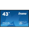 iiyama Monitor wielkoformatowy 43 cale LE4341UHS-B1 IPS,4K,18/7,LAN,USB,HDMI - nr 42