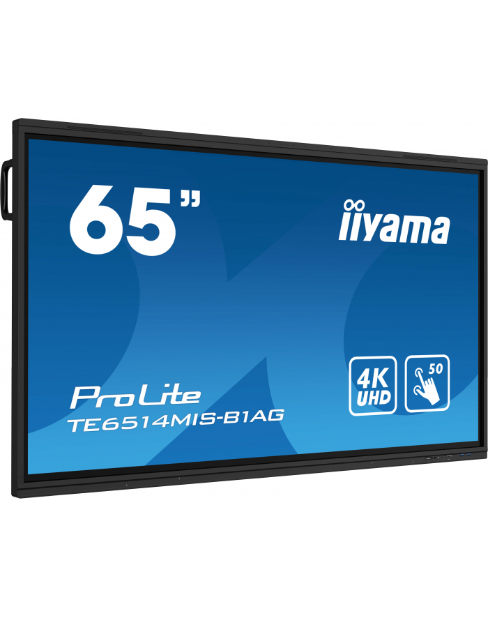 iiyama Monitor wielkoformatowy 65 cali TE6514MIS-B1AG INFRARED,50pkt,VA,4K,7H,WiFi,MIC,USB-C główny