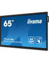 iiyama Monitor wielkoformatowy 65 cali TE6514MIS-B1AG INFRARED,50pkt,VA,4K,7H,WiFi,MIC,USB-C - nr 6
