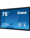 iiyama Monitor wielkoformatowy 75 cali TE7514MIS-B1AG INFRARED,50pkt,VA,4K,7H,WiFi,MIC,USB-c - nr 20