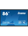 iiyama Monitor wielkoformatowy 85.6 cali TE8614MIS-B1AG INFRARED,50pkt,VA,4K,7H,WiFi,MIC,USB-C - nr 1
