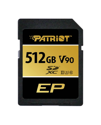 patriot Karta pamięci microSDXC 512GB V90 UHS-II U3 C10 300/260MB/s