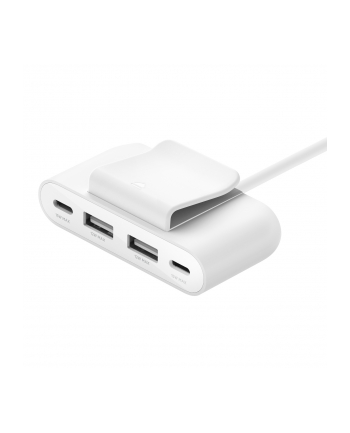 belkin Ładowarka 4-portowa 2x USB-C 2xA do 30W Czarna