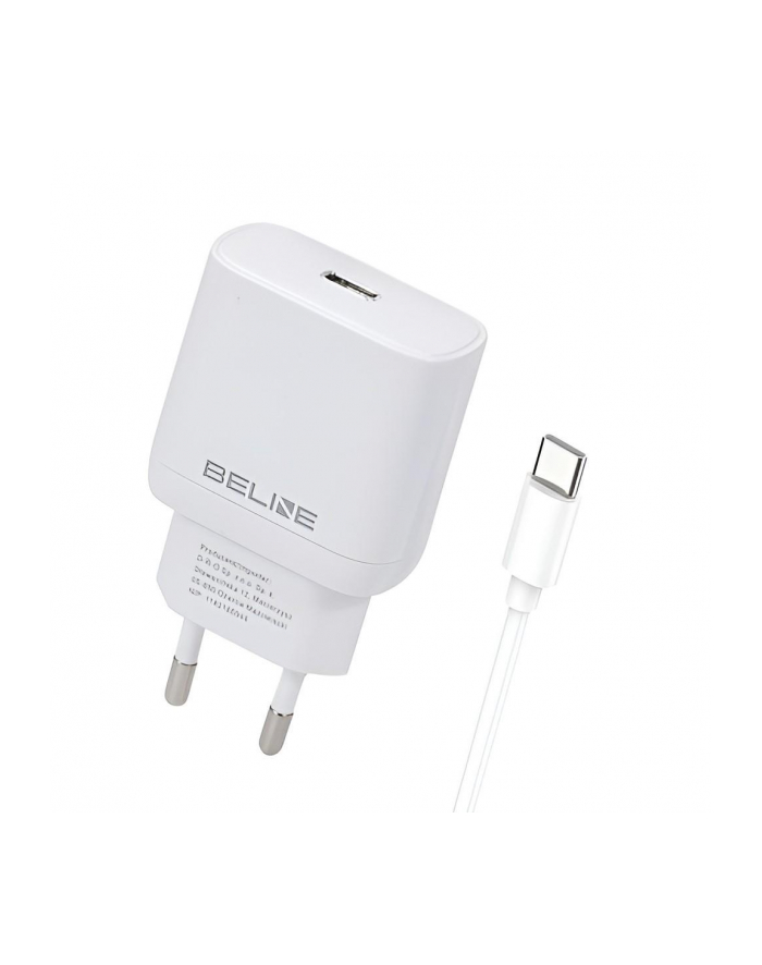 beline Ładowarka sieciowa 25W USB-C + kabel USB-C, biała główny