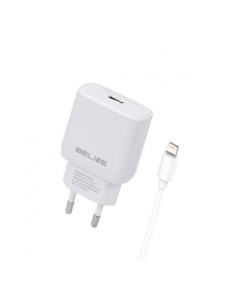 beline Ładowarka sieciowa 30W USB-C + kabel lightning, biała