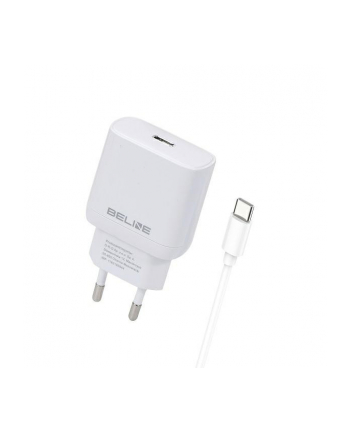 beline Ładowarka sieciowa 30W USB-C + kabel USB-C, biały