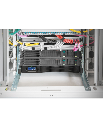 digitus Zasilacz awaryjny UPS Online Rack 19' LCD, 2000VA/2000W, 4x12V/9Ah, 8xC13, USB, RS232, RJ45 nr 1
