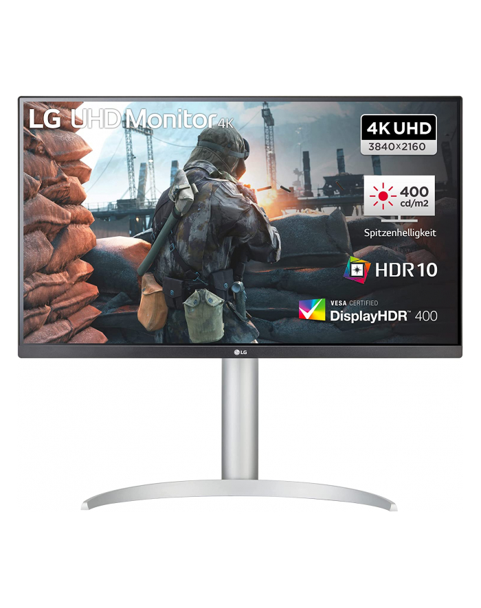 LG 27'' 27UP650P-W UHD 4K Monitor DP HDMI IPS 16:9 biały główny