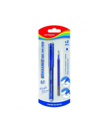 pbs connect Długopis wymazywalny KEYROAD 0,7mm plus wkład zapas niebieski blister