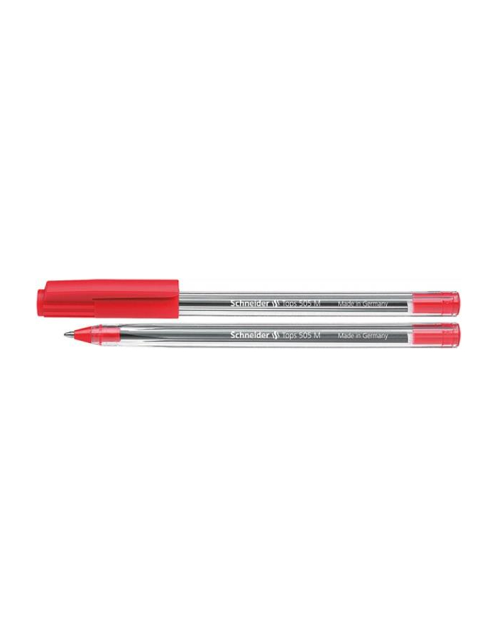 pbs connect Długopis SCHNEID-ER Tops 505, M, czerwony p50 główny