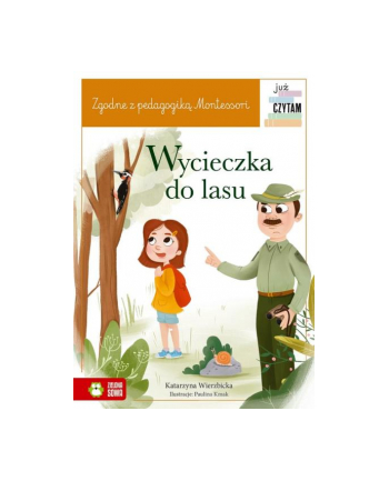 zielona sowa Książeczka Już czytam Montessori. Wycieczka do lasu