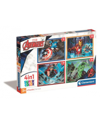 Clementoni Puzzle 4w1 Avengers Marvel 21525