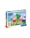 Clementoni Puzzle 60el Świnka Peppa 26204 - nr 1