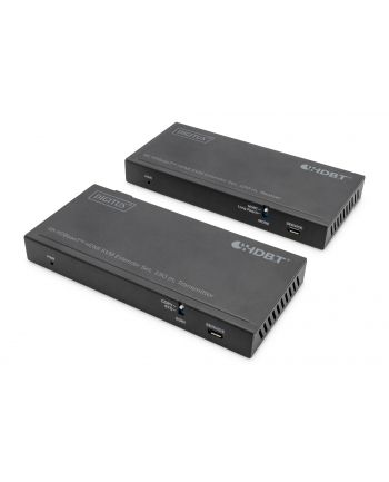 digitus Przedłużacz/Extender HDMI 4K 60Hz 150m po skrętce Cat.6A/7/8 HDBaseT HDCP2.2 IR EDID PoC, zestaw