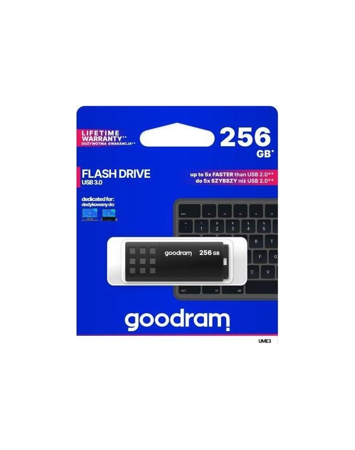 goodram Pendrive UME3 256GB USB 3.0 czarny główny
