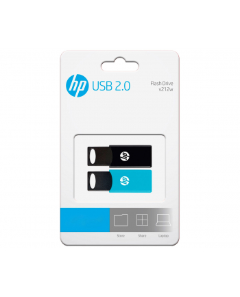 hp inc. Pendrive 64GB USB 2.0 Twin Pack HPFD212-64-TWIN