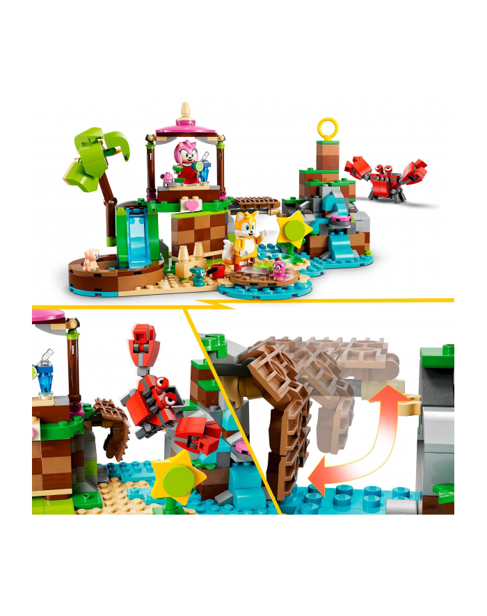 LEGO 76992 SONIC THE HEDGEHOG Wyspa dla zwierząt Amy p5 główny