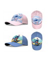 Czapka z daszkiem poliester 100% 52/54cm mix 2 wzory Stitch D07151MC Kids Euroswan - nr 1