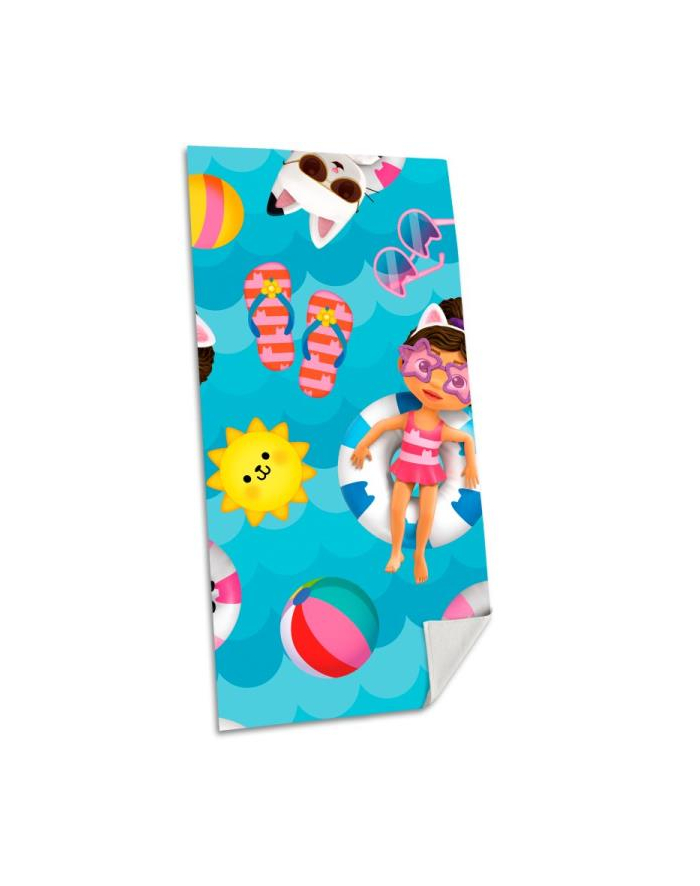 Ręcznik plażowy 70x140cm bawełna Koci Domek Gabi. Gabby's Dollhouse GD00003 Kids Euroswan główny