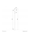 NEOMOUNTS BY NEWSTAR extension pole for CL25-540/550BL1 Projector Ceiling Mount extended height 89 cm Black - nr 1
