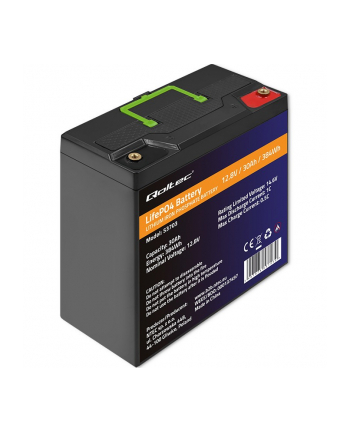 qoltec Akumulator LiFePO4 Litowo-Żelazowo-Fosforanowy | 12.8V | 30Ah |  384Wh | BMS