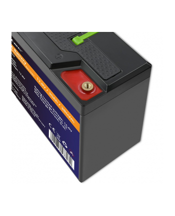 qoltec Akumulator LiFePO4 Litowo-Żelazowo-Fosforanowy | 12.8V | 30Ah |  384Wh | BMS
