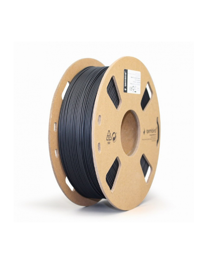 GEMBIRD Filament PLA matowy czarny 1.75mm 1kg główny