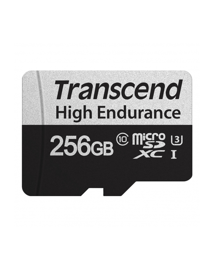 TRANSCEND USD350V 256GB microSD w/adapter U3 High Endurance główny