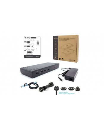 i-tec Stacja dokująca USB 3.0 / USB-C / Thunderbolt 2x HDMI + Power Delivery 85W