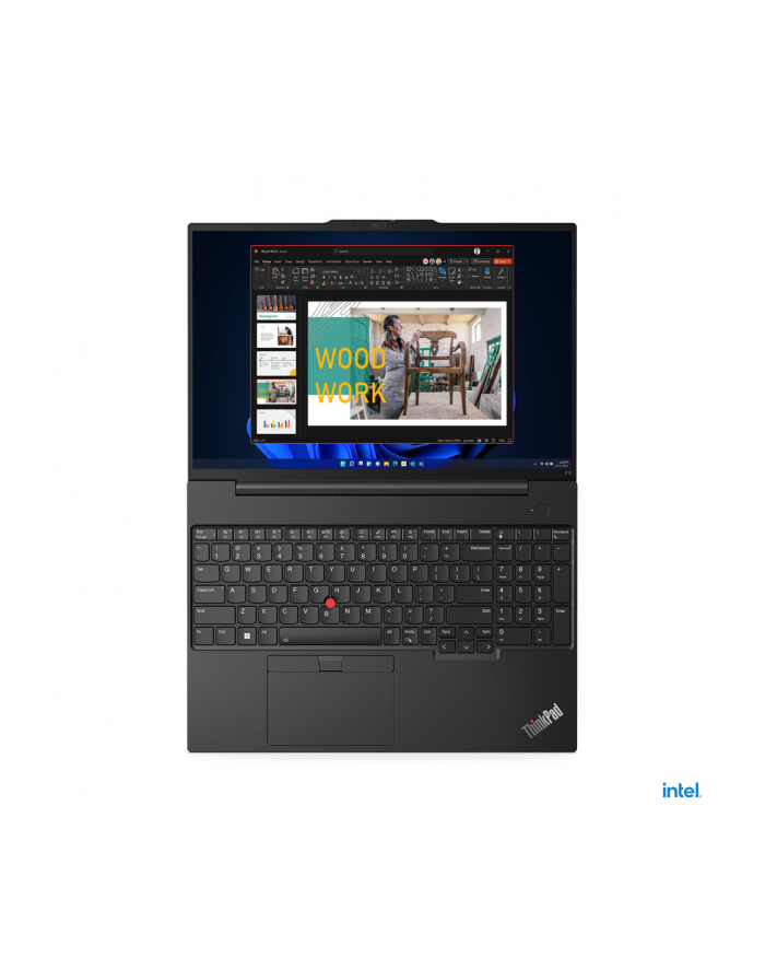lenovo Laptop ThinkPad E16 G1 21JN005UPB W11Pro i5-1335U/16GB/512GB/MX550 2GB/16.0 WUXGA/Graphite Black/1YR Premier Support + 3YRS OS główny