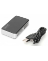 digitus Czytnik kart 6-portowy USB 2.0, uniwersalny, Czarno-srebrny - nr 7