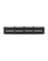 LANBERG Patch panel 48port 2U 19inch kat.5e UTP czarny - nr 11