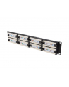 LANBERG Patch panel 48port 2U 19inch kat.5e UTP czarny - nr 13