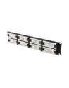 LANBERG Patch Panel 48port 2U 19inch kat.6 UTP czarny - nr 5