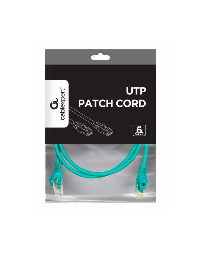 GEMBIRD patchcord kat 6 zalewane końcówki 1.5m zielony główny